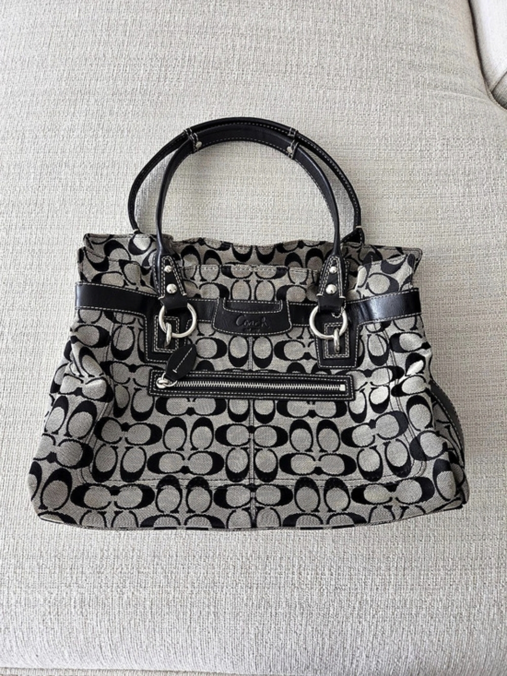 Coach Penelope Signature Canvas Tote